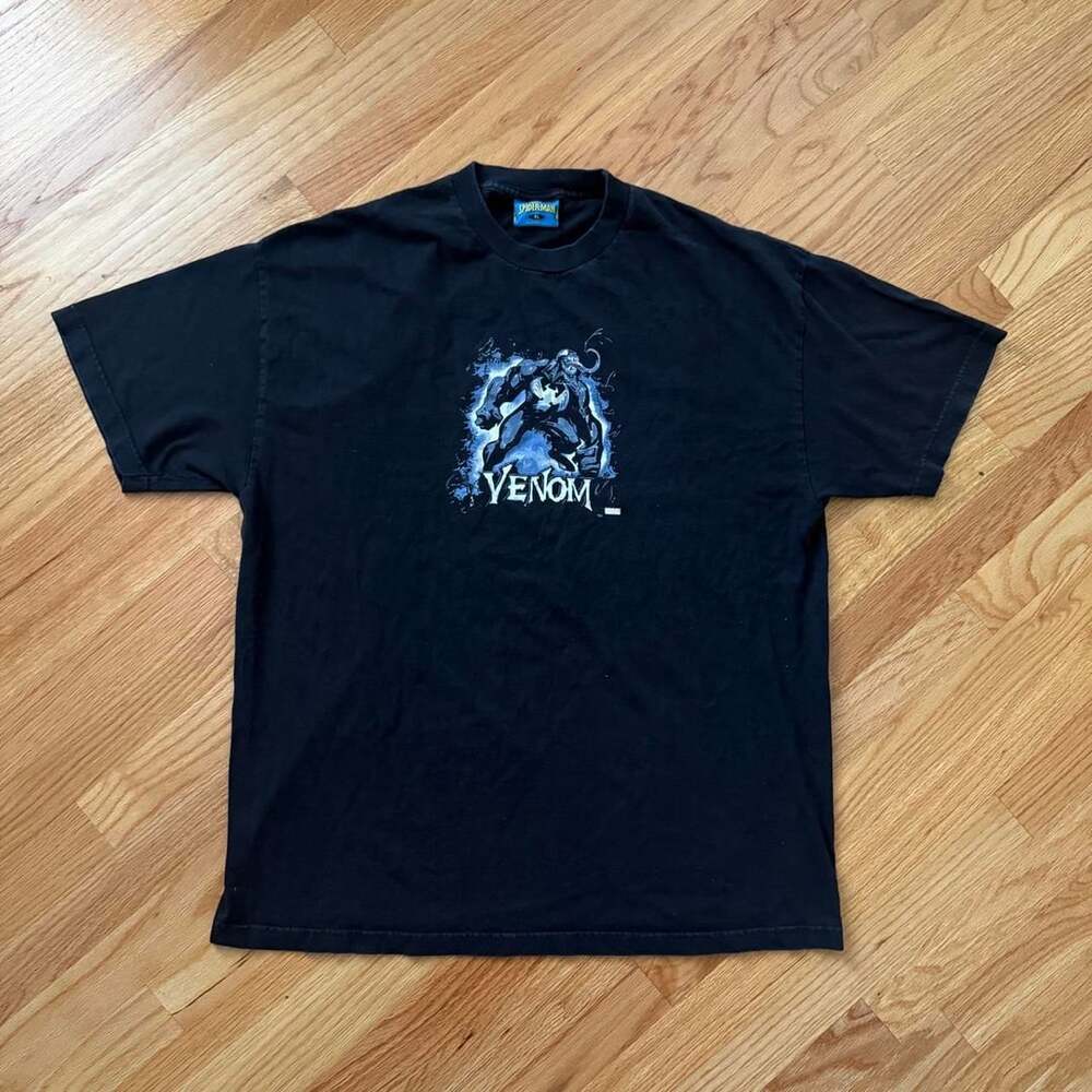 The Amazing Spider-Man Venom Graphic Tee Size XL Black Marvel